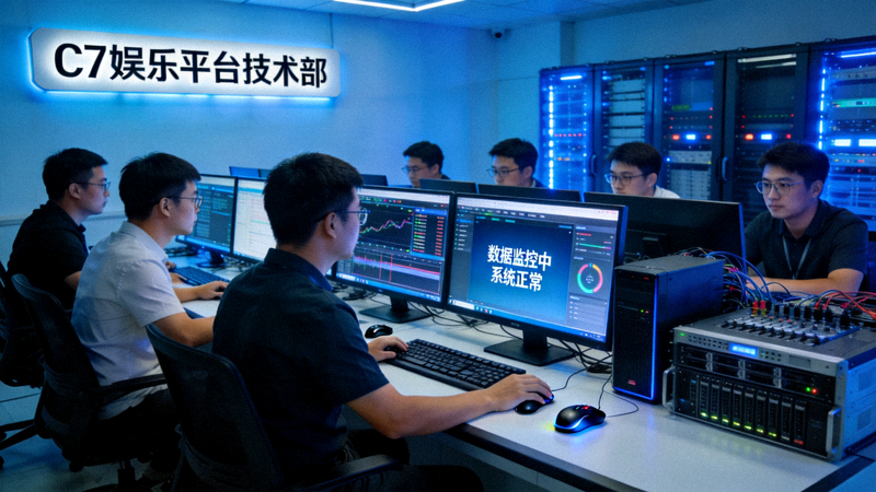 C7娱乐平台技术团队进行数据监控与系统维护工作场景