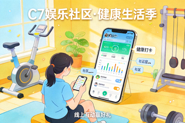 C7娱乐社区互动与文化活动展示，用户参与线上健康社区活动